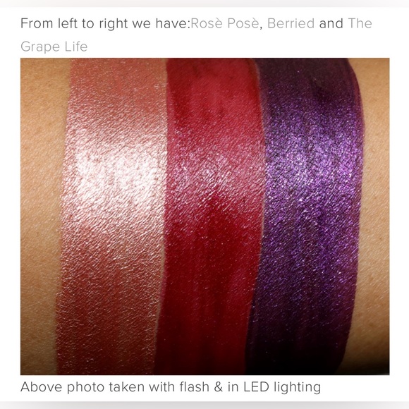 Beauty Bakerie Metallic Lip Whip in “The Grape Life” Full Size, RARE! NEW, NIB - Picture 3 of 7